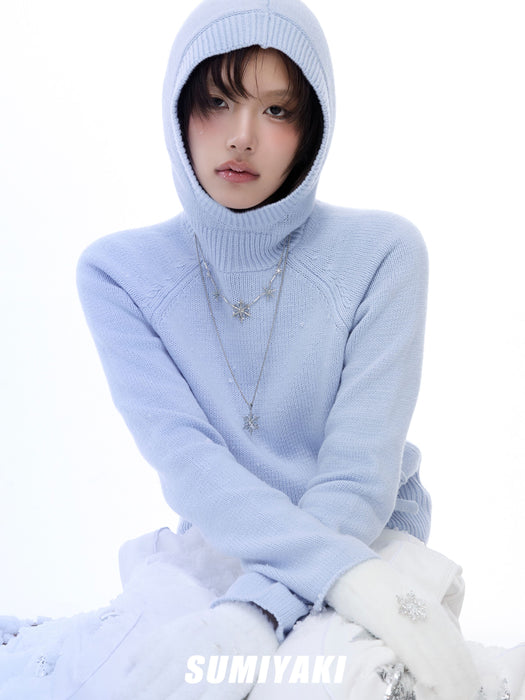 SUMIYAKI Christmas Snowfall Series Snowflake Pendant Necklace – Festive, Sparkling & Elegant Gift Choice