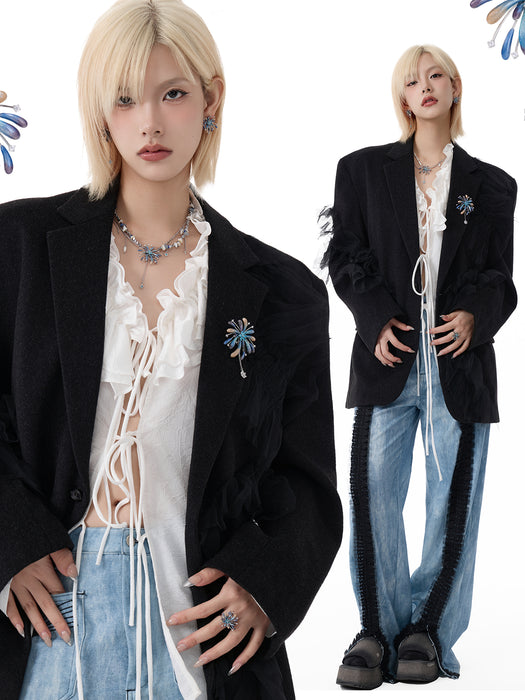 SUMIYAKI Starlight Fireworks Earrings – Handmade Firework Studs, Sparkling & Dainty Statement Jewelry