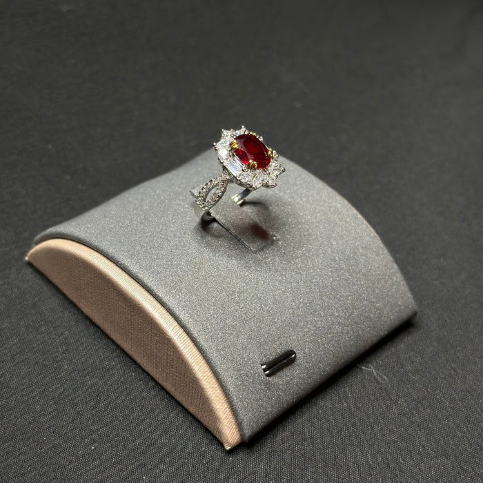 Imitation ruby ring