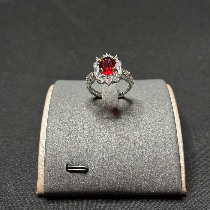 Imitation ruby ring