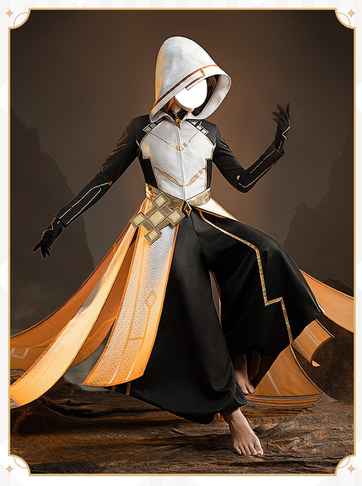 Genshin Impact Morax Zhongli Cosplay Costume