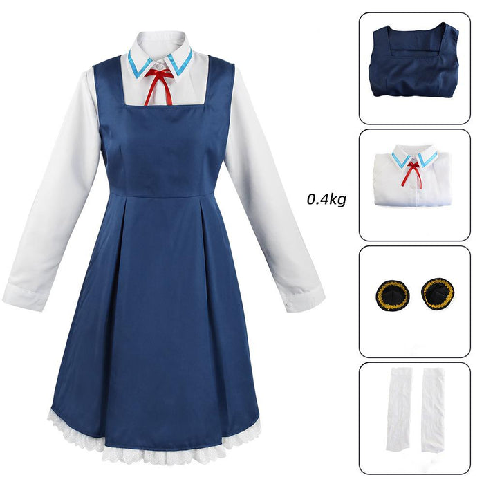 SPY×FAMILY:  Anya Forger Cosplay Costume （Blue）