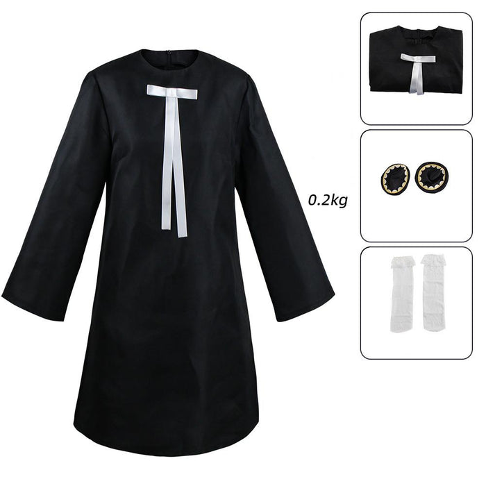 SPY×FAMILY:  Anya Forger Cosplay Costume (Black）