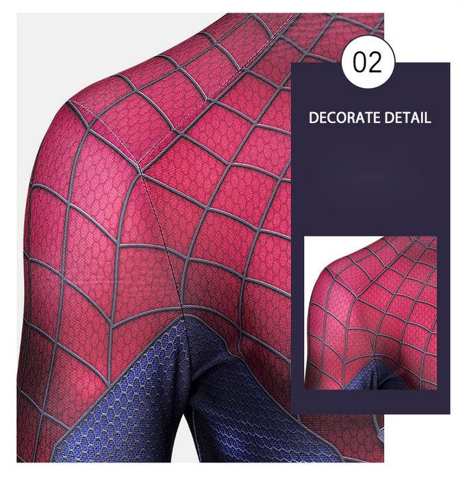 Marvel Comics Spider-Man The Amazing Spider-Man 2 Cosplay Costume