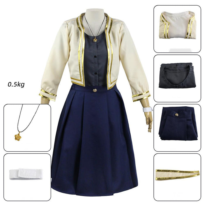 SPY×FAMILY: Yor Forger Cosplay Costume (Blue&Yellow）