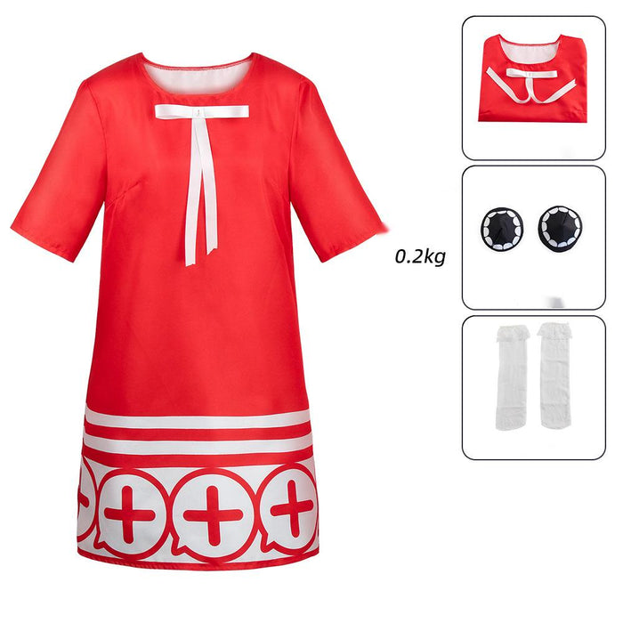 SPY×FAMILY:  Anya Forger Cosplay Costume （Red）