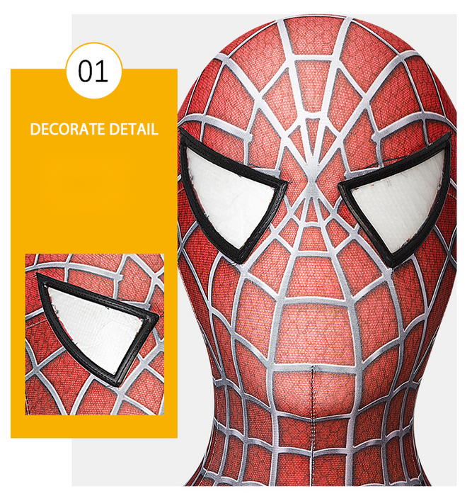 Marvel Comics Spider-Man Tobey Maguire Cosplay Costume