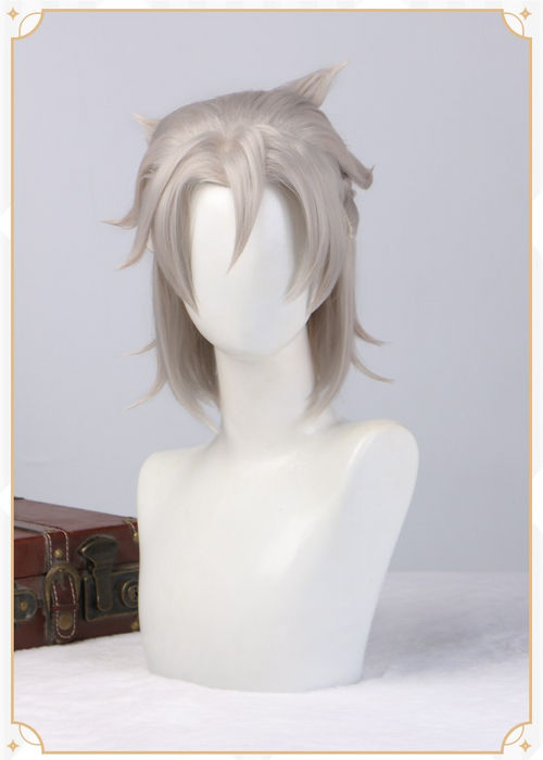 Genshin Impact Albedo Cosplay Costume/Wig