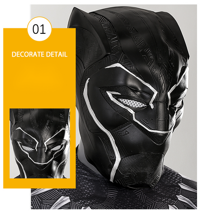 Marvel Comics Black Panther Cosplay Costume