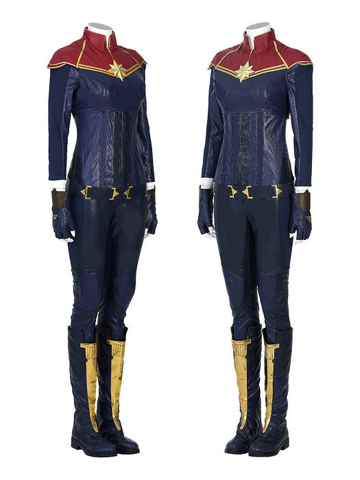 Marvel Comics Captain Marvel Cosplay Costume/Shoes