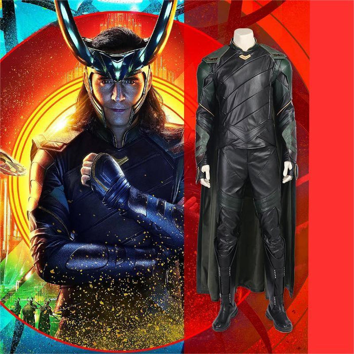 Marvel Comics Loki（Ragnarök）Cosplay Costume/Shoes