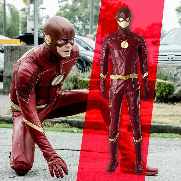 Detective Comics The Flash（Barry Allen） Cosplay Costume/Shoes