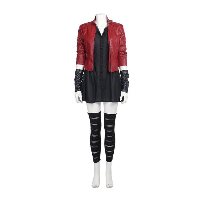 Marvel Comics Scarlet Witch（short） Cosplay Costume