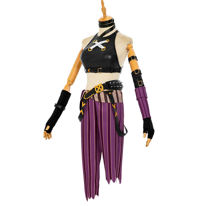 League of Legends JINX Cosplay Costume/Wig