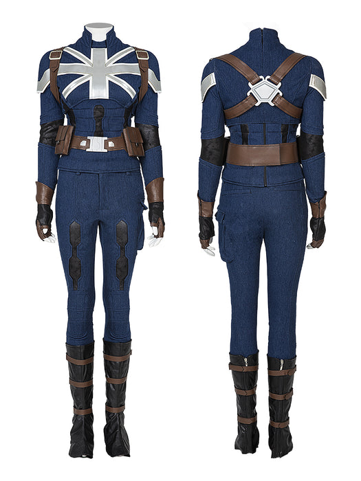 Marvel Comics Captain Carter what if Cosplay Costume