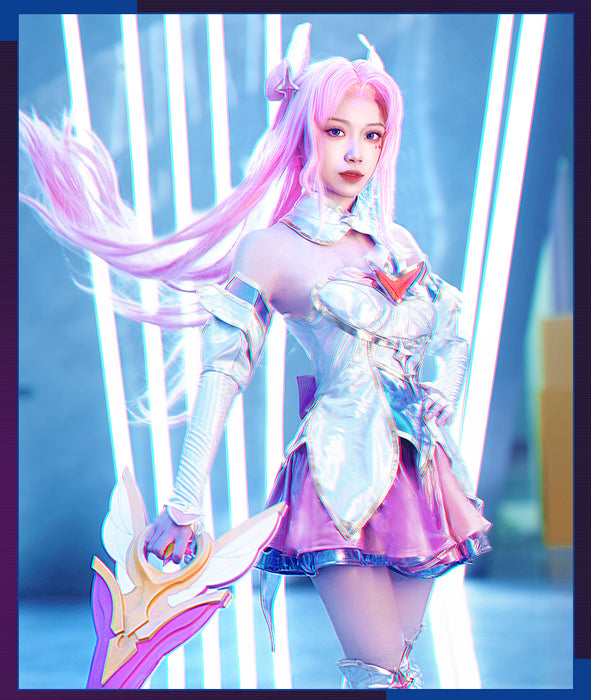 League of Legends STAR GUARDIAN KAI'SA Cosplay Costume/Wig