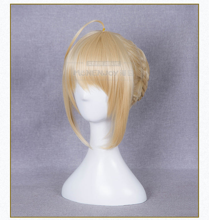 Fate/FGO Saber Altria Pendragon Cosplay Costume/Wig