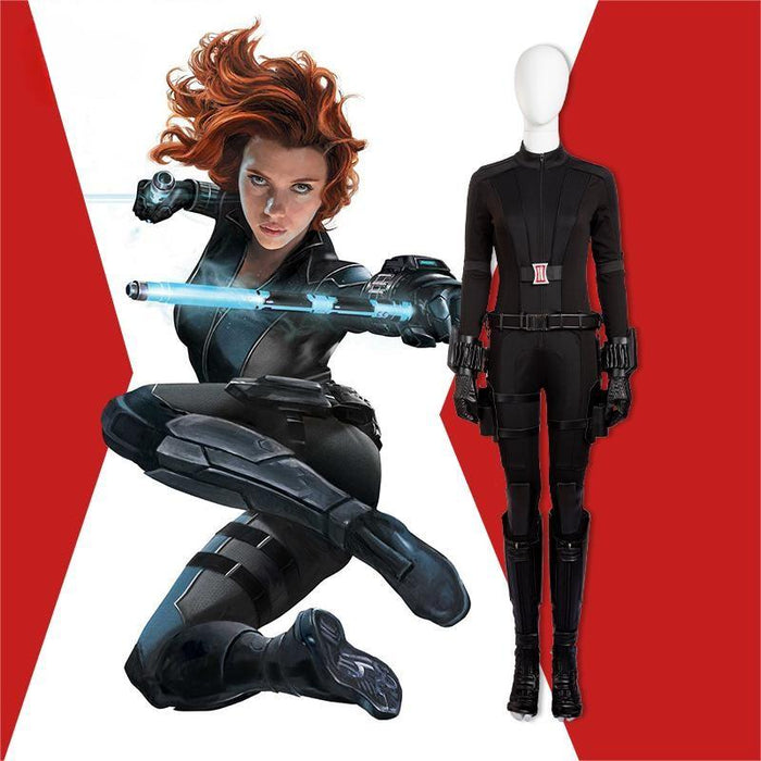 Marvel Comics Black Widow Cosplay Costume/Shoes