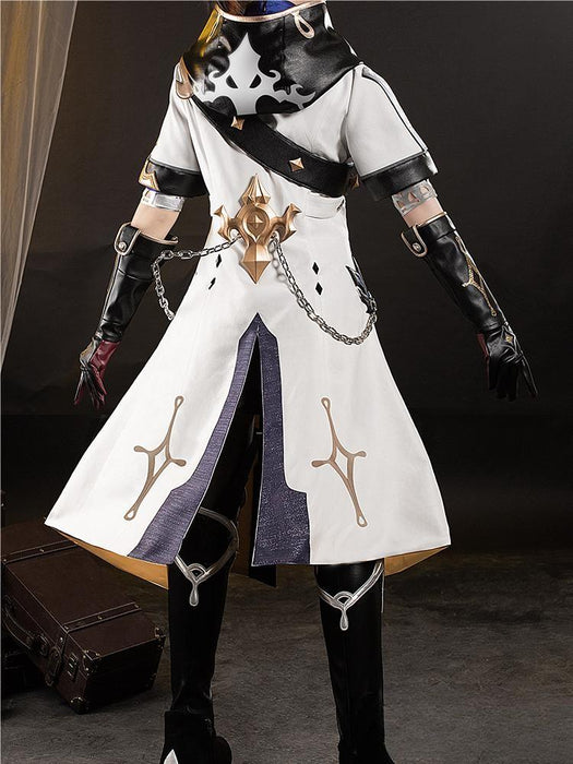 Genshin Impact Albedo Cosplay Costume/Wig