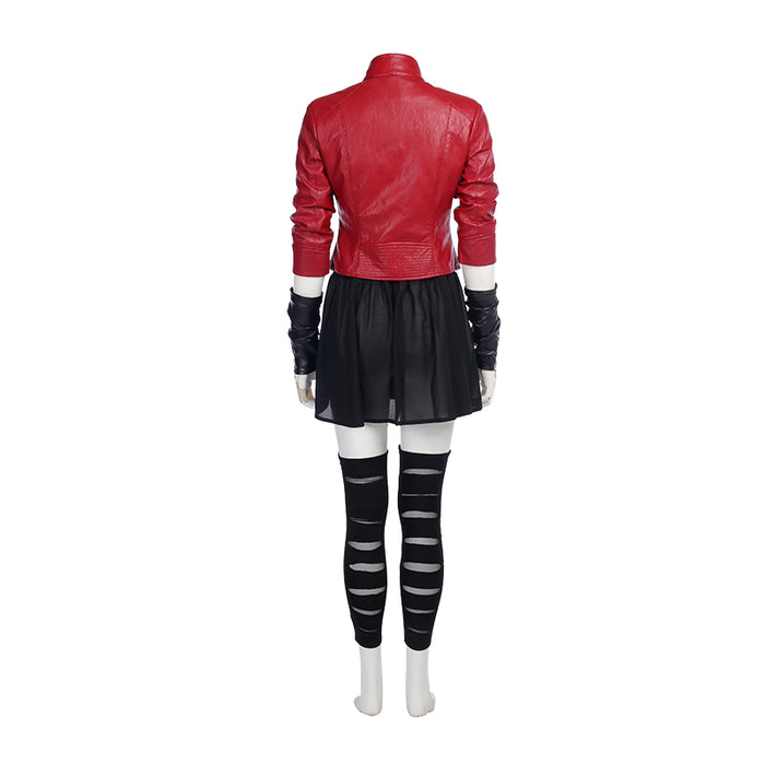 Marvel Comics Scarlet Witch（short） Cosplay Costume