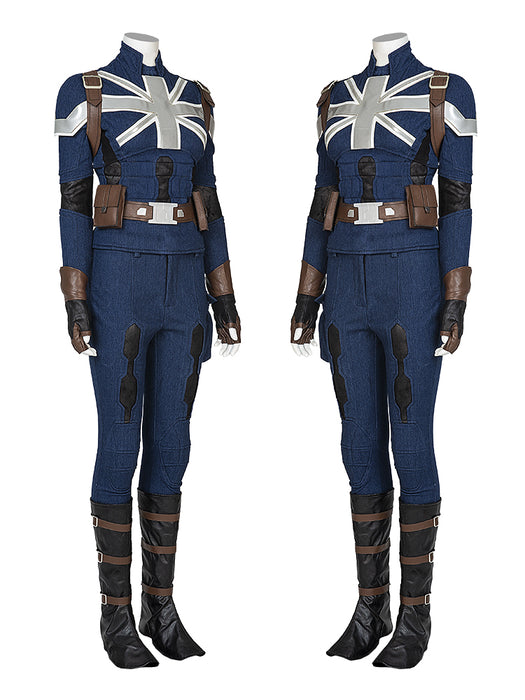 Marvel Comics Captain Carter what if Cosplay Costume