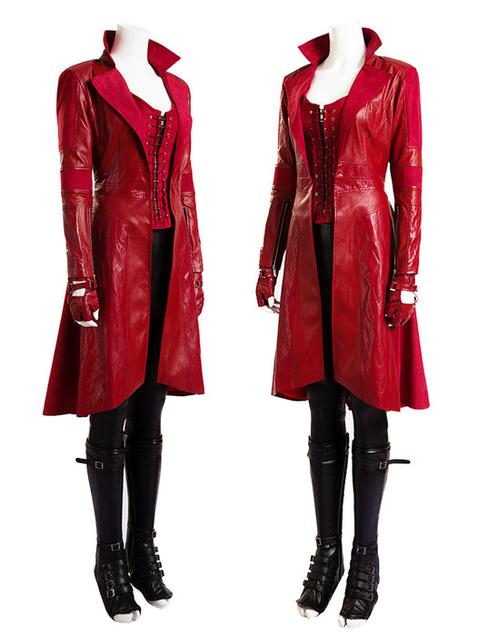 Marvel Comics Scarlet Witch Cosplay Costume/Shoes