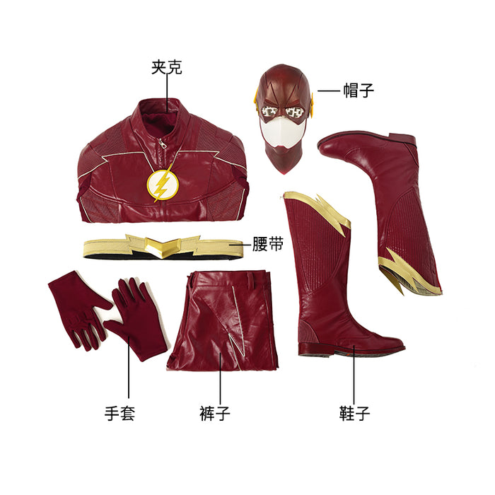 Detective Comics The Flash（Barry Allen） Cosplay Costume/Shoes