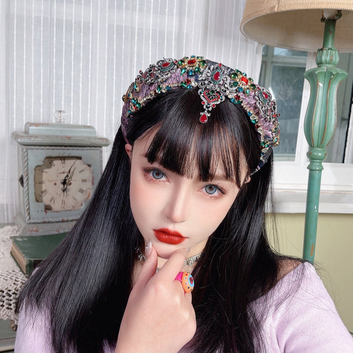 vintage gem headband