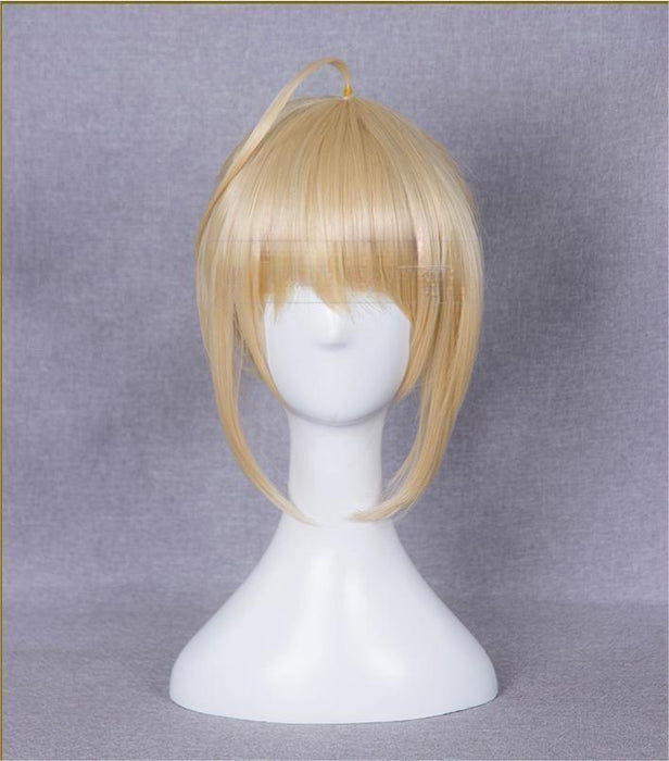 Fate/FGO Saber Altria Pendragon Cosplay Costume/Wig