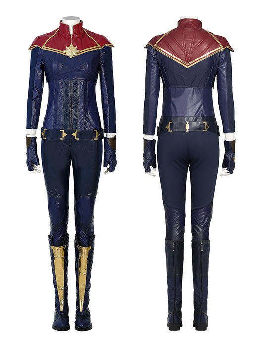 Marvel Comics Captain Marvel Cosplay Costume/Shoes