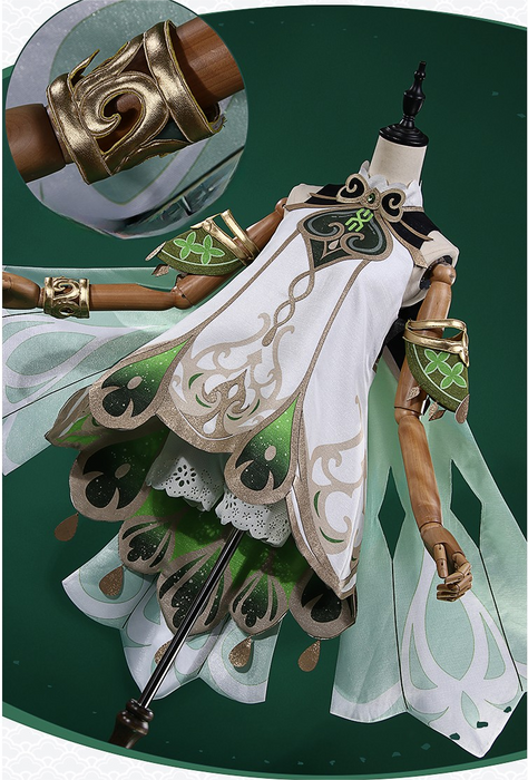 Genshin Impact Nahida Cosplay Costume/Wig