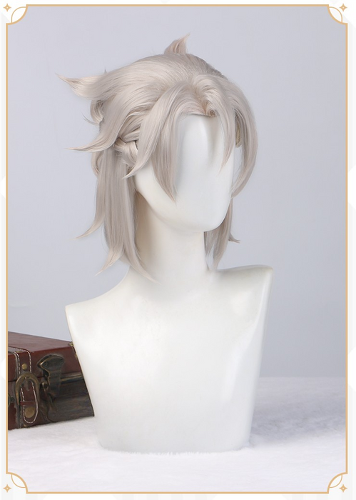 Genshin Impact Albedo Cosplay Costume/Wig