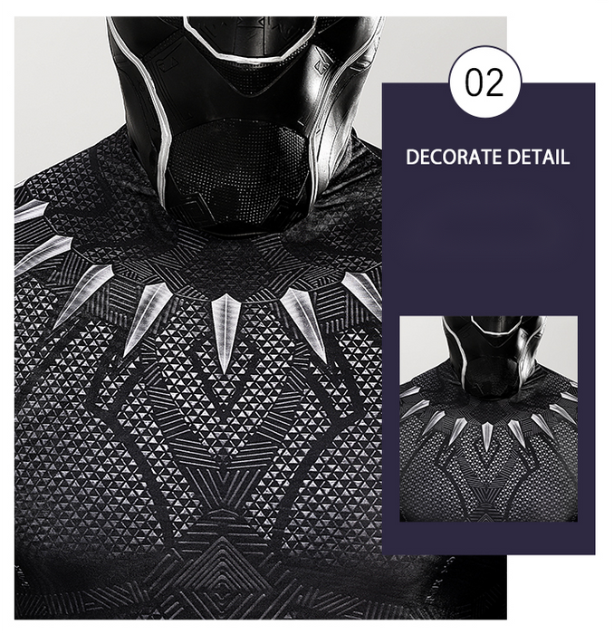 Marvel Comics Black Panther Cosplay Costume