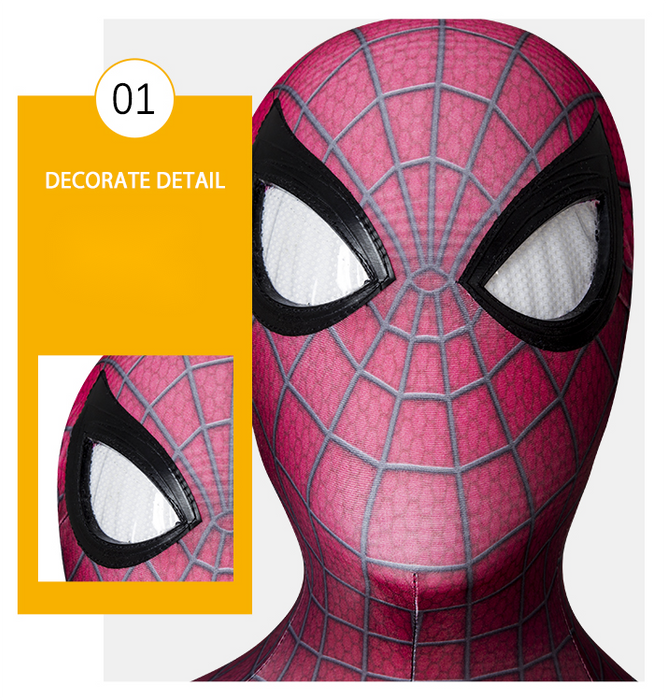 Marvel Comics Spider-Man The Amazing Spider-Man 2 Cosplay Costume