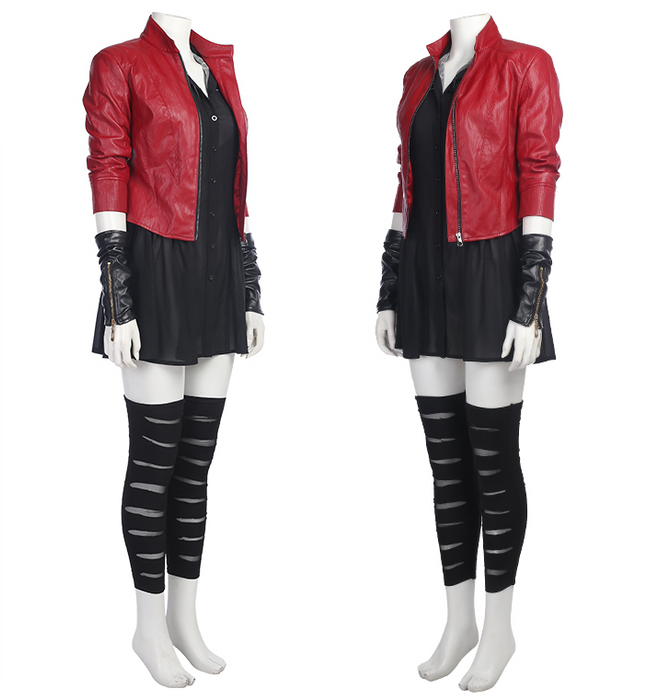 Marvel Comics Scarlet Witch（short） Cosplay Costume