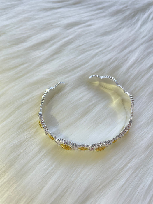 Sunflower drawbench bracelet