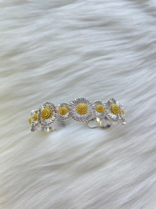 Sunflower drawbench bracelet