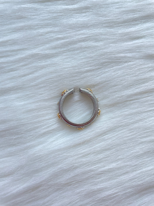 Silver drawbench ring